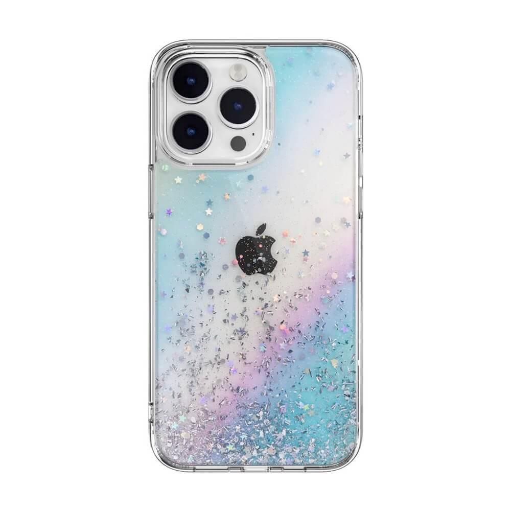 Дизайнерски хибриден удароустойчив кейс за iPhone 14 Pro Max - SwitchEasy Starfield Galaxy Case (прозрачен) | JAR Computers Дизайнерски хибриден удароустойчив кейс за iPhone 14 Pro Max - SwitchEasy Starfield Galaxy Case (прозрачен)