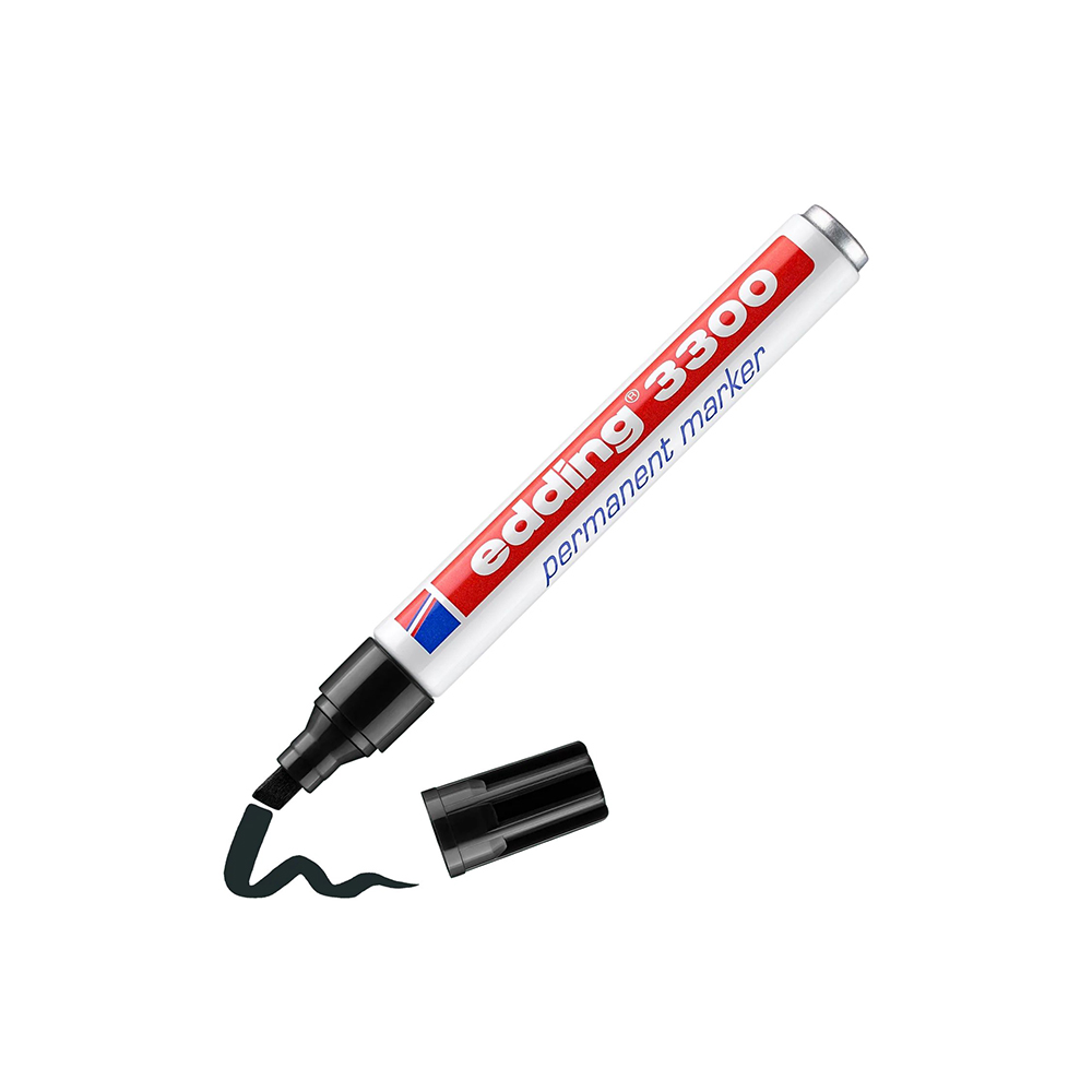 Edding 3300 Permanent Marker Black (4-3300001) (EDD4-3300001) | JAR Computers Edding 3300 Permanent Marker Black (4-3300001) (EDD4-3300001)