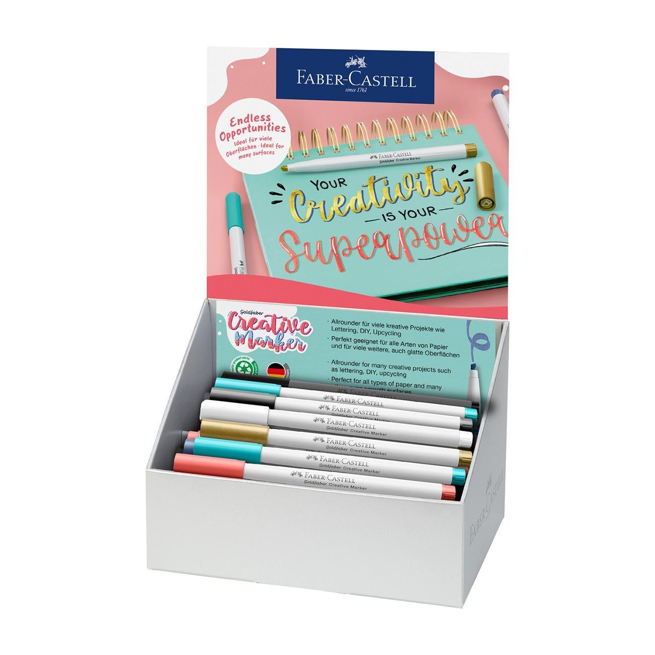 Faber-Castell Маркер за калиграфия Creative, асорти, 50 броя
