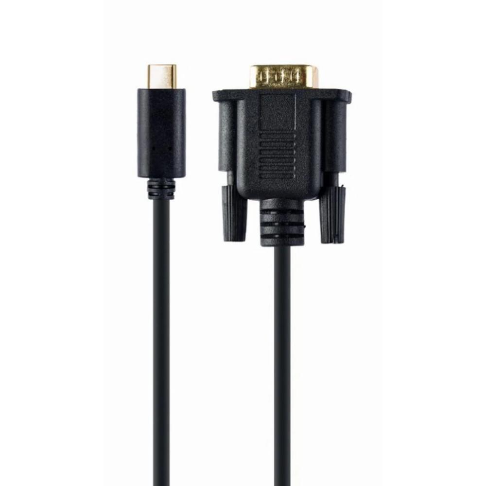 Gembird USB 3.1 Cable USB-C male - VGA male Μαύρο 2m (A-CM-VGAM-01) (GEMA-CM-VGAM-01) | JAR Computers Gembird USB 3.1 Cable USB-C male - VGA male Μαύρο 2m (A-CM-VGAM-01) (GEMA-CM-VGAM-01)