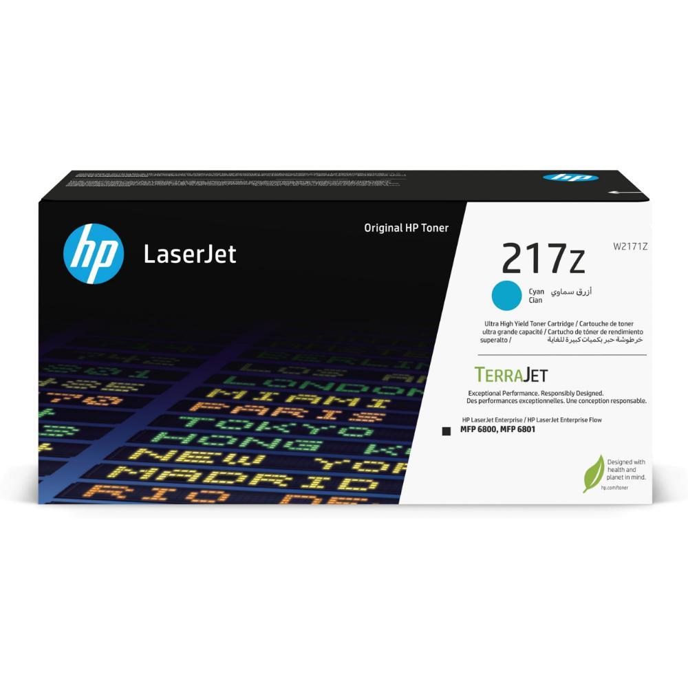 HP 217Z Original LaserJet Toner Cyan (W2171Z) (HPW2171Z)