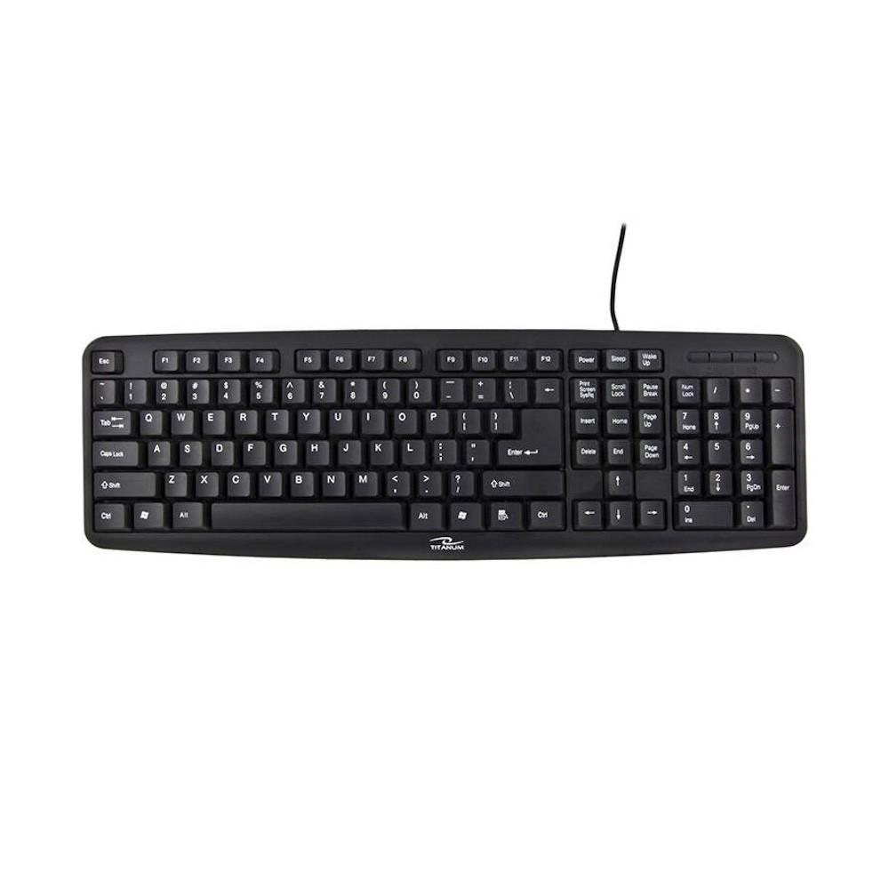 Жична клавиатура за PC с PS2 порт - Esperanza TK102 Titanium Wired Keyboard (черен) | JAR Computers Жична клавиатура за PC с PS2 порт - Esperanza TK102 Titanium Wired Keyboard (черен)