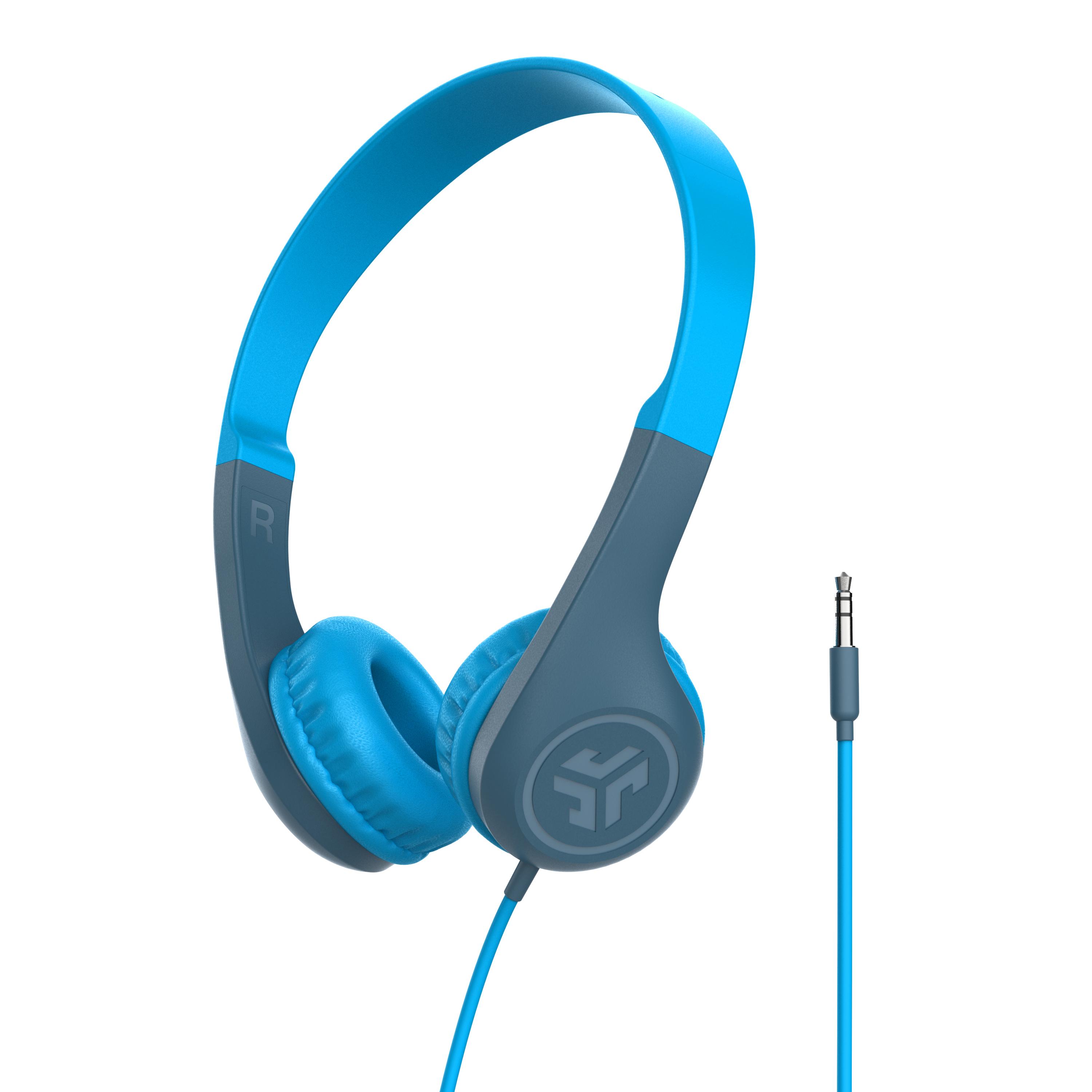 JLAB JBuddies Pop Wired Kids Headphones - Blue | JAR Computers JLAB JBuddies Pop Wired Kids Headphones - Blue