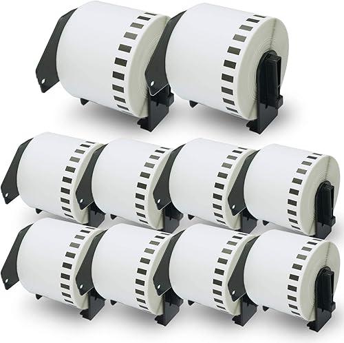КОМПЛЕКТ 10 ЛЕНТИ ЗА ЕТИКЕТНИ ПРИНТЕРИ BROTHER ТИП QL - CONTINUOUS PAPER TAPE - 62 mm x 30,48 m - 10 броя DK22205 (DK-22205) - PN LBDK-22205x10 - NEOMAX | JAR Computers КОМПЛЕКТ 10 ЛЕНТИ ЗА ЕТИКЕТНИ ПРИНТЕРИ BROTHER ТИП QL - CONTINUOUS PAPER TAPE - 62 mm x 30,48 m - 10 броя DK22205 (DK-22205) - PN LBDK-22205x10 - NEOMAX