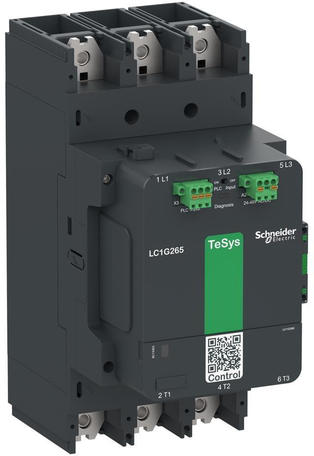Контактор TeSys G 3P 132kW (265A AC-3) 1NO-1NC 200...500V 50/60Hz SE | JAR Computers Контактор TeSys G 3P 132kW (265A AC-3) 1NO-1NC 200...500V 50/60Hz SE