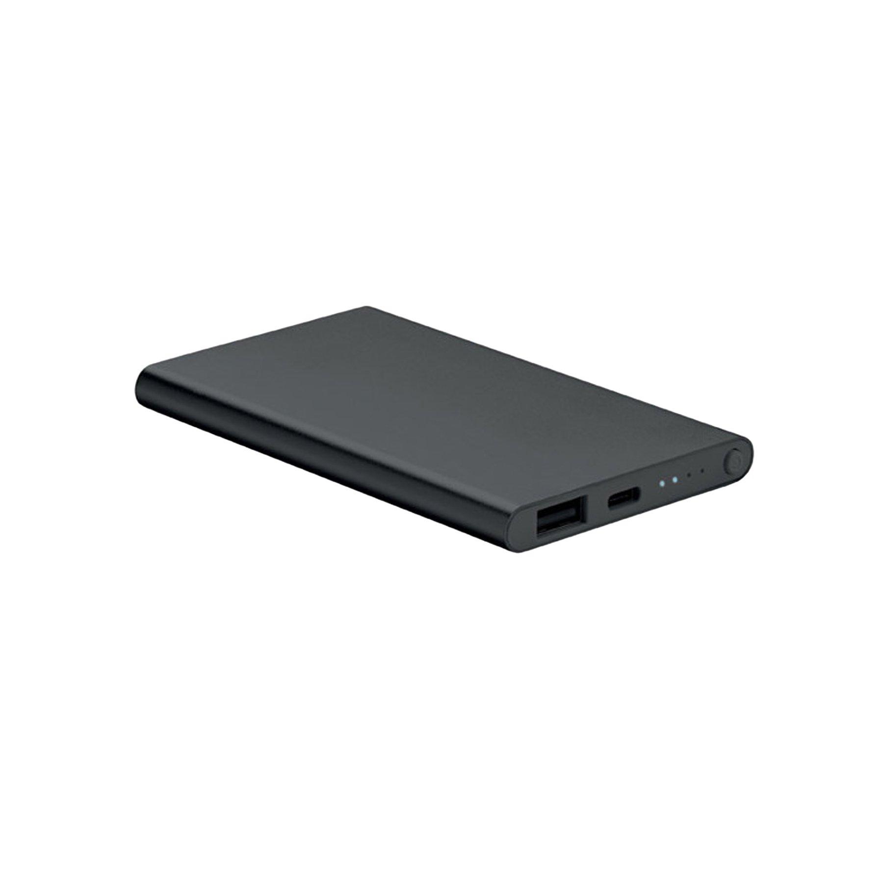More Than Gifts Мобилна батерия Powerflat C, USB Type-C, 4000 mAh, черна | JAR Computers More Than Gifts Мобилна батерия Powerflat C, USB Type-C, 4000 mAh, черна
