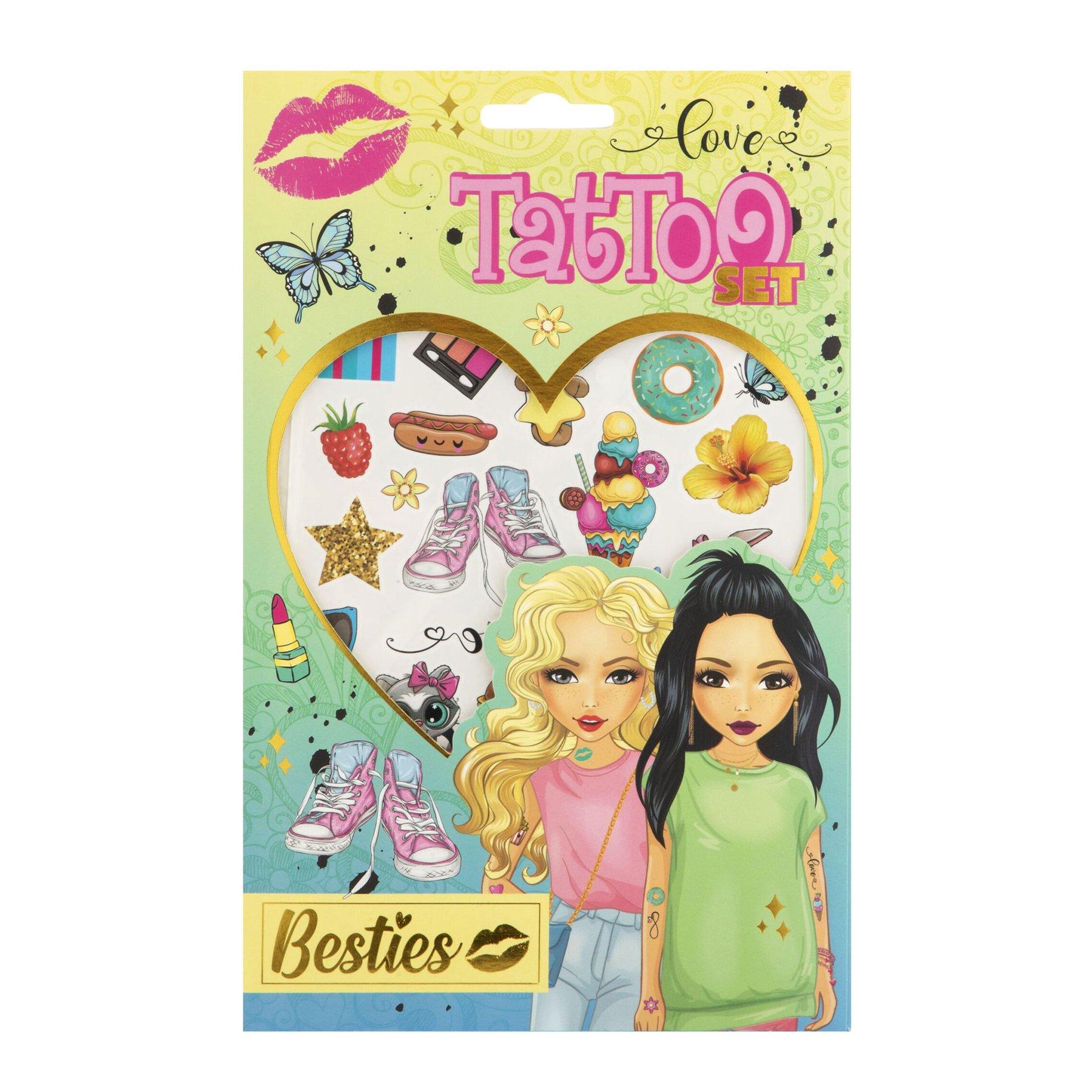 Moxy Комплект татуировки Besties, розови | JAR Computers Moxy Комплект татуировки Besties, розови