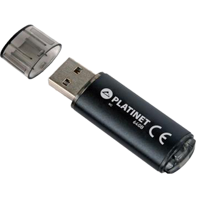 Памет USB flash 64GB Platinet X чрн 2.0