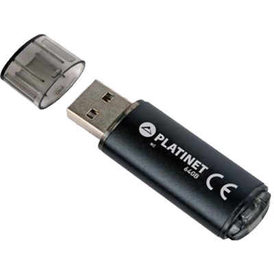 Памет USB flash 64GB Platinet X чрн 2.0 | JAR Computers Памет USB flash 64GB Platinet X чрн 2.0
