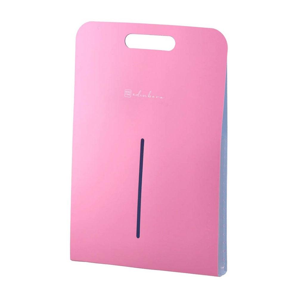 Папка Biro Time Edinboro, с 5 разделителя, вертикална, розова