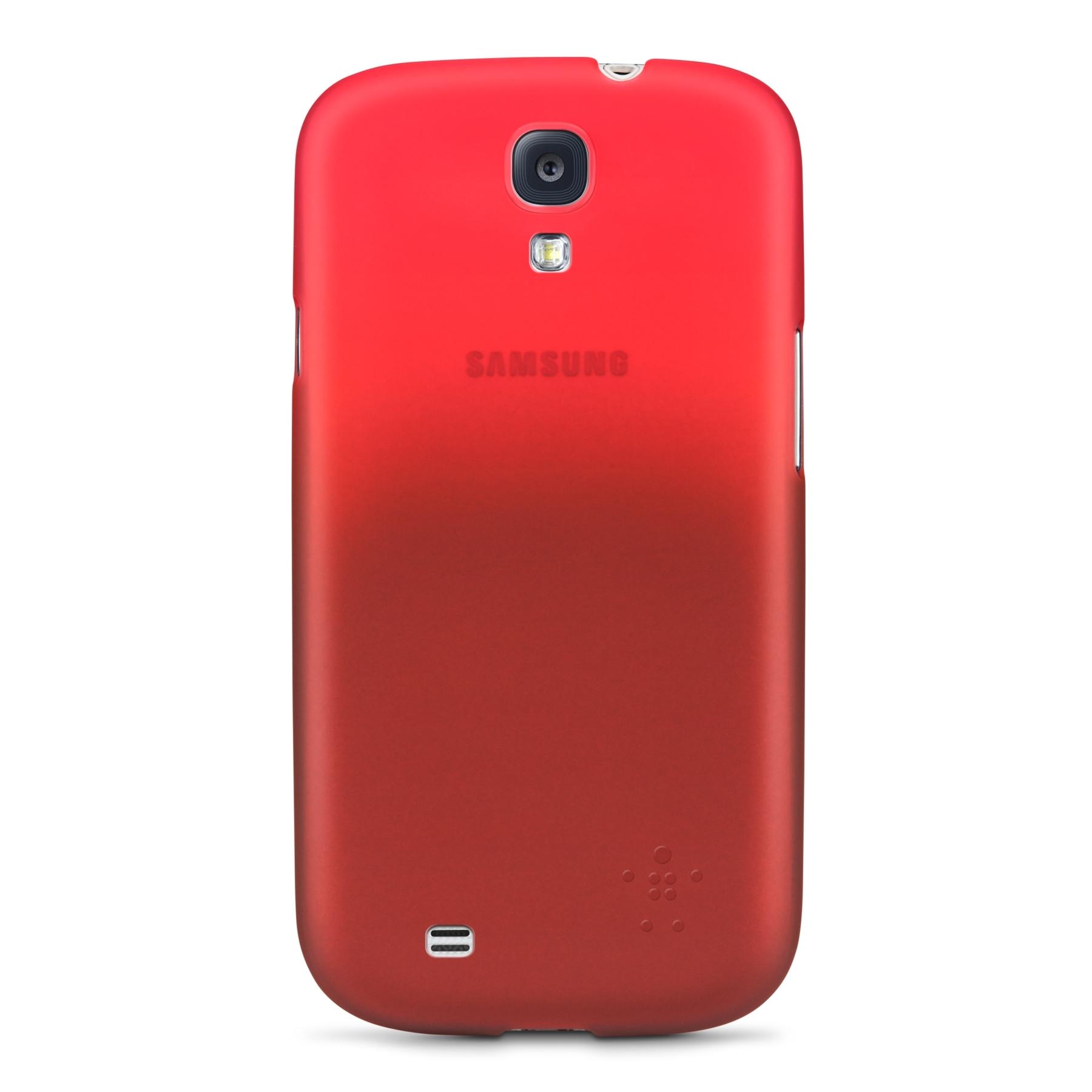Поликарбонатов кейс за Samsung Galaxy S4 - Belkin Micra Fine (червен) | JAR Computers Поликарбонатов кейс за Samsung Galaxy S4 - Belkin Micra Fine (червен)