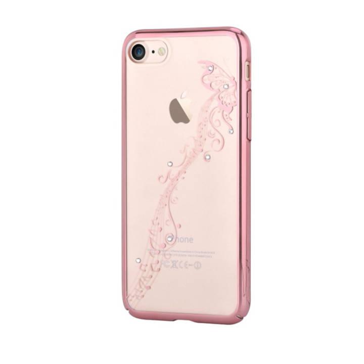 Поликрабонатов кейс за iPhone 8, iPhone 7 (с кристали Сваровски) - Devia Crystal Papillon Case (розово злато) | JAR Computers Поликрабонатов кейс за iPhone 8, iPhone 7 (с кристали Сваровски) - Devia Crystal Papillon Case (розово злато)