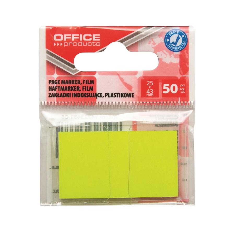 Самозалепващи индекси OFFICE PRODUCTS, PP, 25х43 мм, 50 л., неоново жълти | JAR Computers Самозалепващи индекси OFFICE PRODUCTS, PP, 25х43 мм, 50 л., неоново жълти
