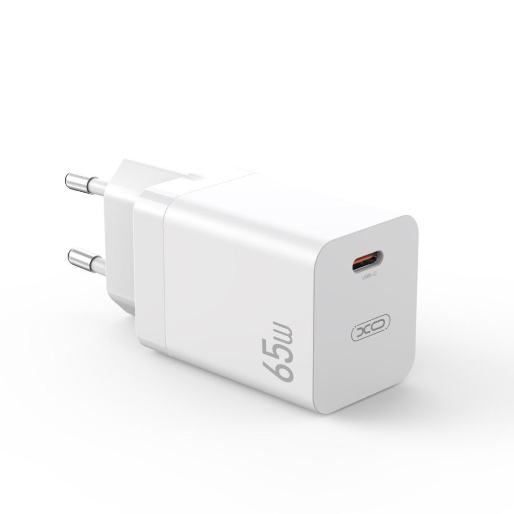 XO 220V 65W, USB-C, EU сертифицирано, бял - CE10 | JAR Computers XO 220V 65W, USB-C, EU сертифицирано, бял - CE10
