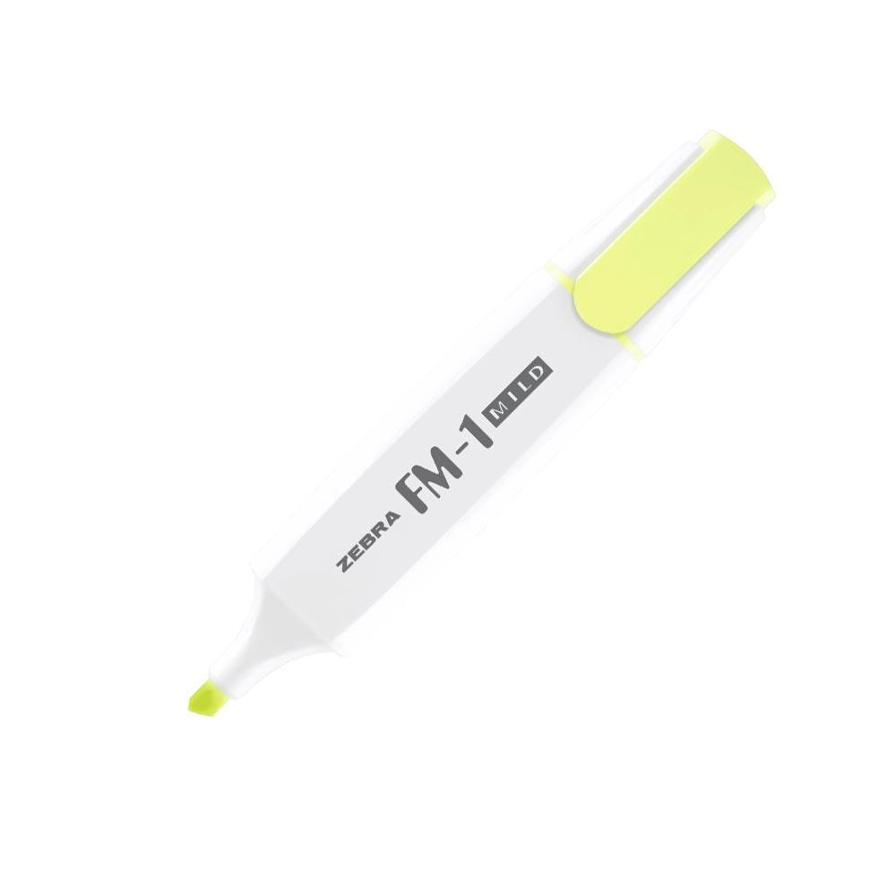 Zebra Текст маркер FM-1 Mild, 3.5 mm, жълт | JAR Computers Zebra Текст маркер FM-1 Mild, 3.5 mm, жълт