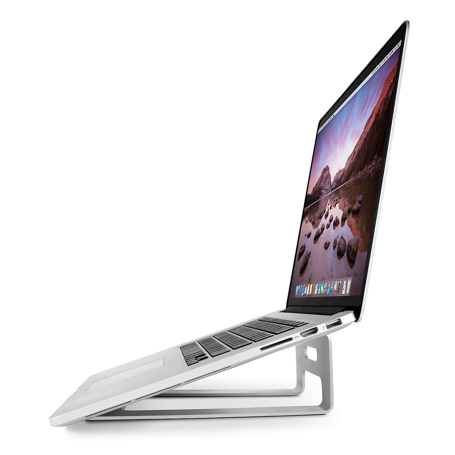 Ергономична алуминиева повдигаща поставка за MacBook и iPad Pro - TwelveSouth ParcSlope (сребриста) | JAR Computers Ергономична алуминиева повдигаща поставка за MacBook и iPad Pro - TwelveSouth ParcSlope (сребриста)