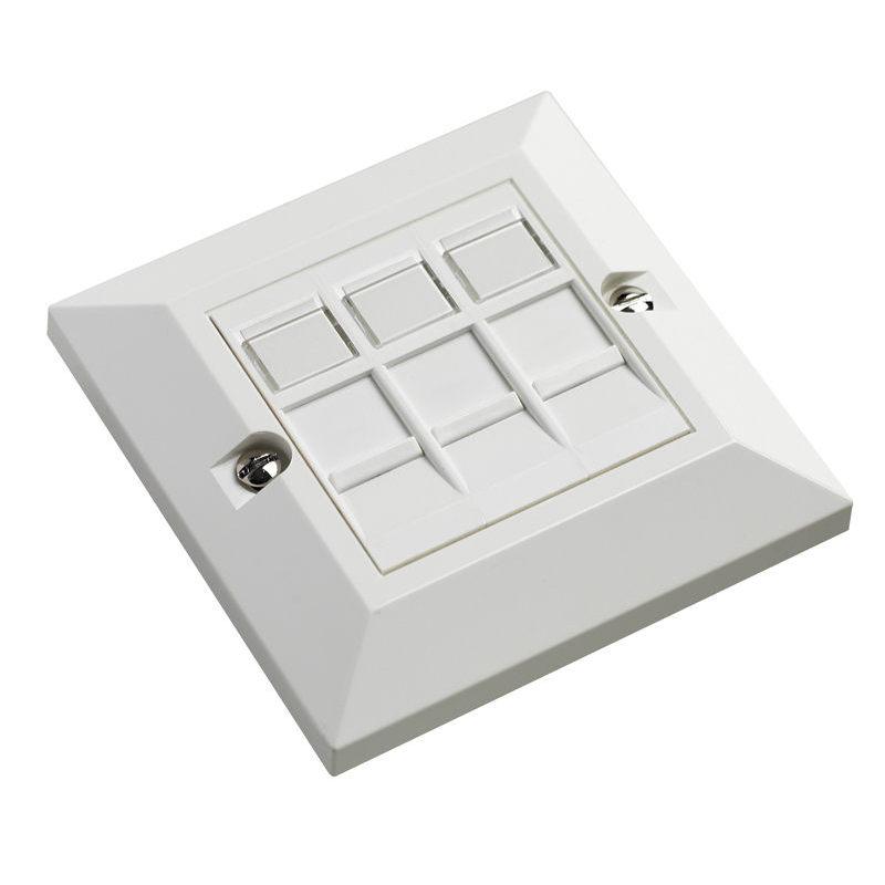 EXCEL EXL100-432 :: Розетка за стена, Cat 6, 3 в 1 | JAR Computers EXCEL EXL100-432 :: Розетка за стена, Cat 6, 3 в 1