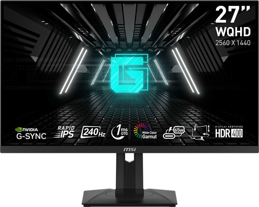 Гейминг монитор MSI - G274QPX, 27'', WQHD, IPS, 240Hz, 1ms, G-Sync, черен | JAR Computers Гейминг монитор MSI - G274QPX, 27'', WQHD, IPS, 240Hz, 1ms, G-Sync, черен