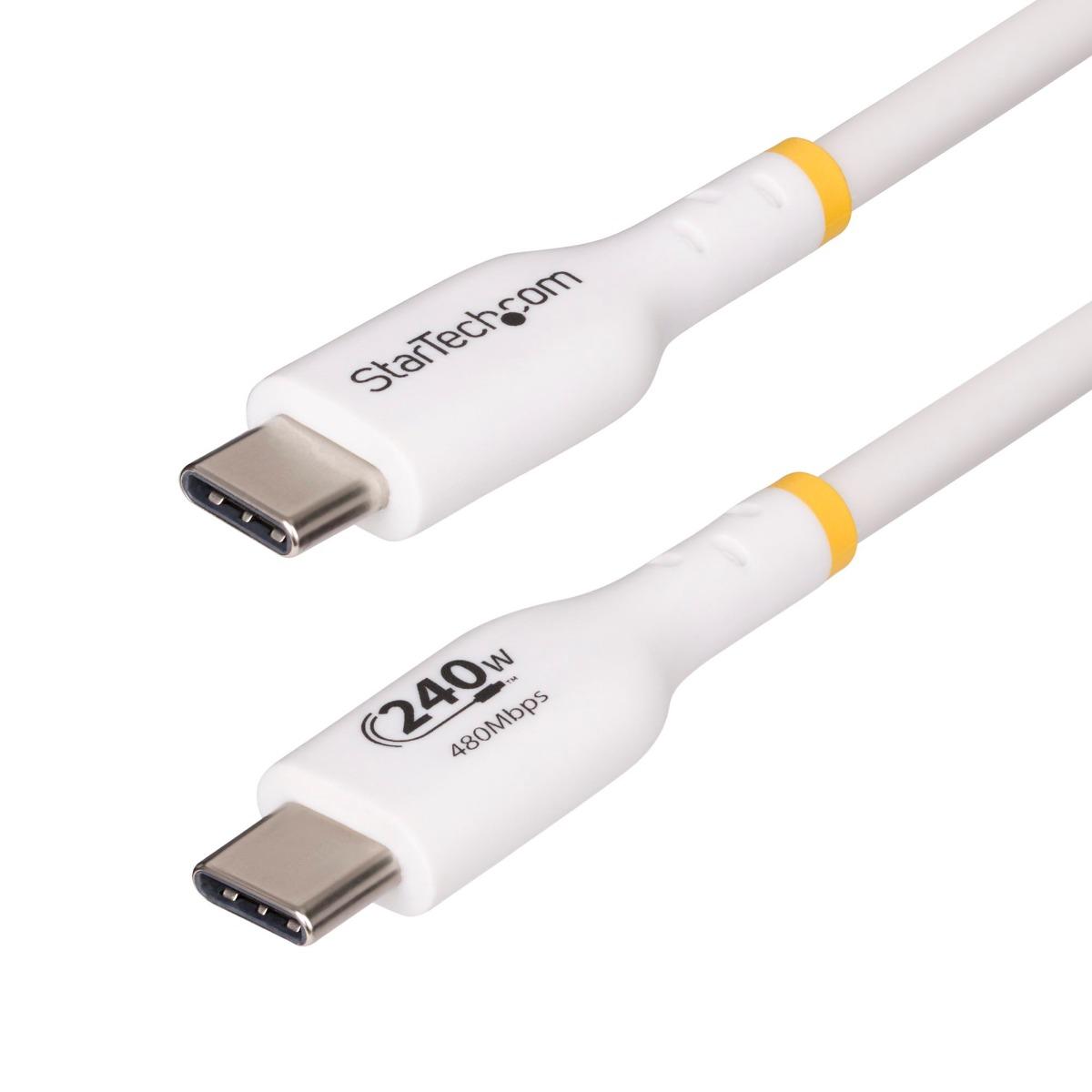 КАБЕЛ USB STARTECH - USB-C to USB-C - 4,0 m - White - PN USB2EPR4MW | JAR Computers КАБЕЛ USB STARTECH - USB-C to USB-C - 4,0 m - White - PN USB2EPR4MW