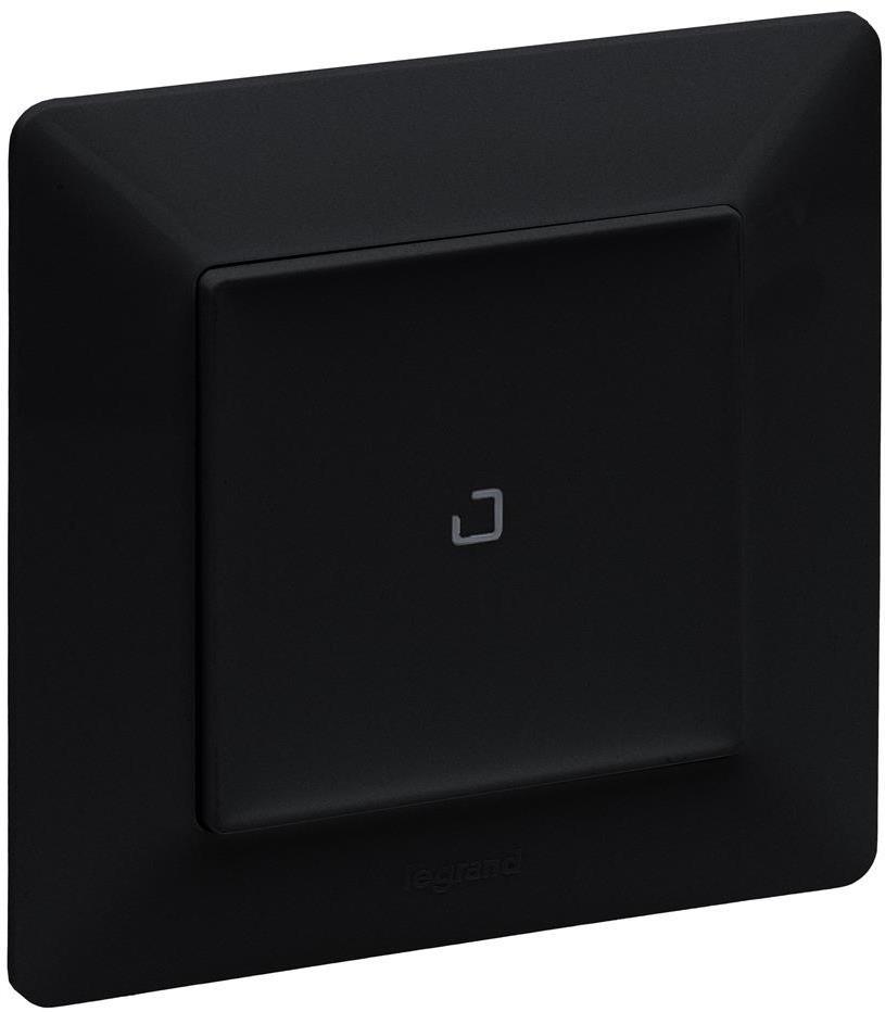 Ключ/димер Smart ЖИЧЕН изисква неутрала Valena Life Черен с рамка Legrand с Netatmo | JAR Computers Ключ/димер Smart ЖИЧЕН изисква неутрала Valena Life Черен с рамка Legrand с Netatmo