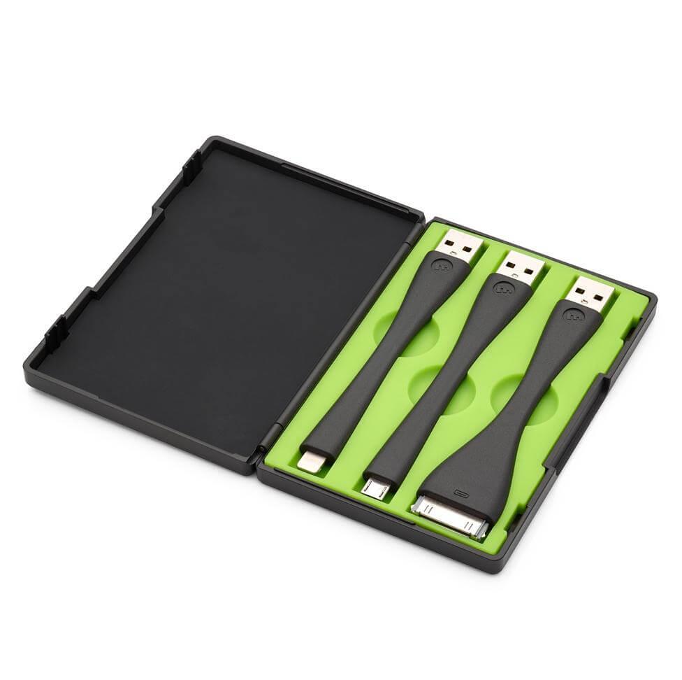 Комплект Lightning/30pin/MicroUSB кабели за смартфони и таблети - Mophie Cable Travel Kit | JAR Computers Комплект Lightning/30pin/MicroUSB кабели за смартфони и таблети - Mophie Cable Travel Kit
