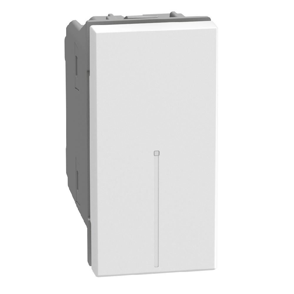 Кръстат ключ аксиален 1M 10А Бял - bticino Light Now YW4054 | JAR Computers Кръстат ключ аксиален 1M 10А Бял - bticino Light Now YW4054