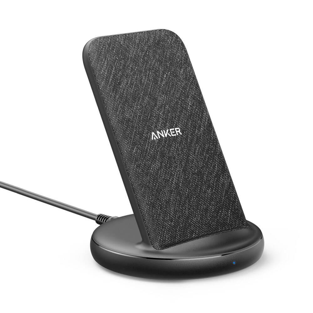 Поставка (пад) за безжично зареждане за Qi съвместими устройства - Anker PowerWave 2 Sense Stand 15W (сив) | JAR Computers Поставка (пад) за безжично зареждане за Qi съвместими устройства - Anker PowerWave 2 Sense Stand 15W (сив)