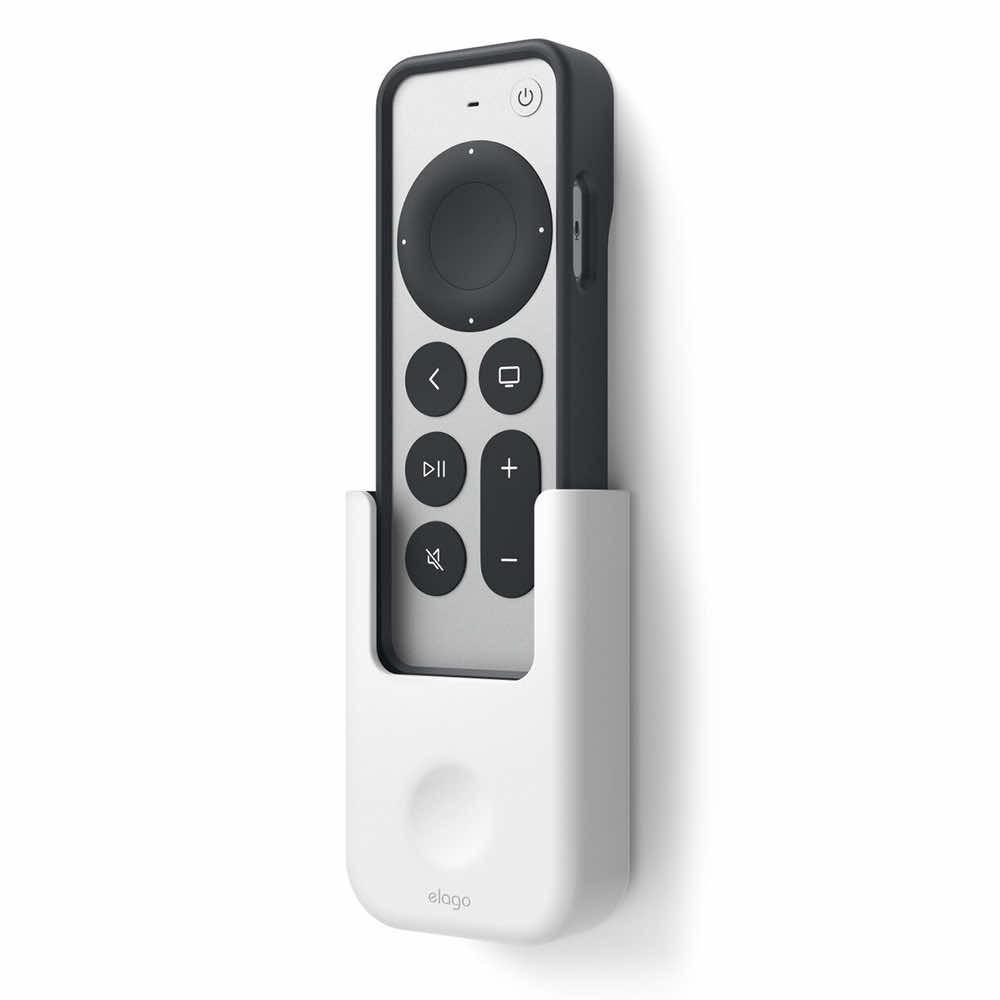 Поставка за Apple TV Siri Remote за закрепяне към стена или гладка повърхност - Elago Apple TV Siri Remote Holder Mount (Small) (бял) | JAR Computers Поставка за Apple TV Siri Remote за закрепяне към стена или гладка повърхност - Elago Apple TV Siri Remote Holder Mount (Small) (бял)