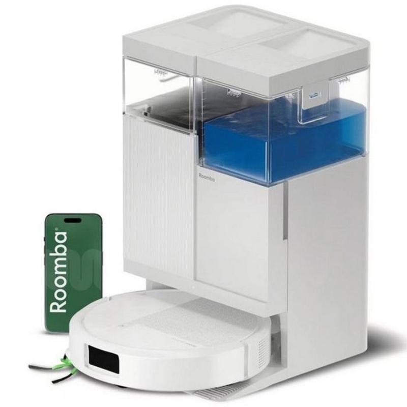 Прахосмукачка робот IRobot Roomba Plus 515 Combo + AutoWash dock (white)