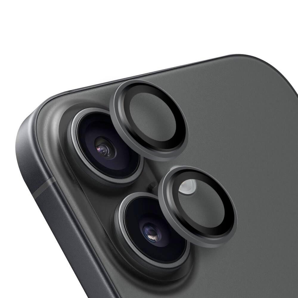 Предпазни стъклени лещи за камерата на iPhone 17 - OBALME Tempered Glass Camera Lens Protector (тъмносив) | JAR Computers Предпазни стъклени лещи за камерата на iPhone 17 - OBALME Tempered Glass Camera Lens Protector (тъмносив)