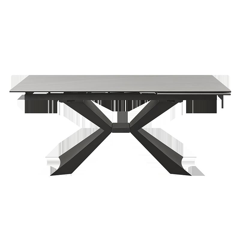 Разтегателна трапезна маса TOME - бяла