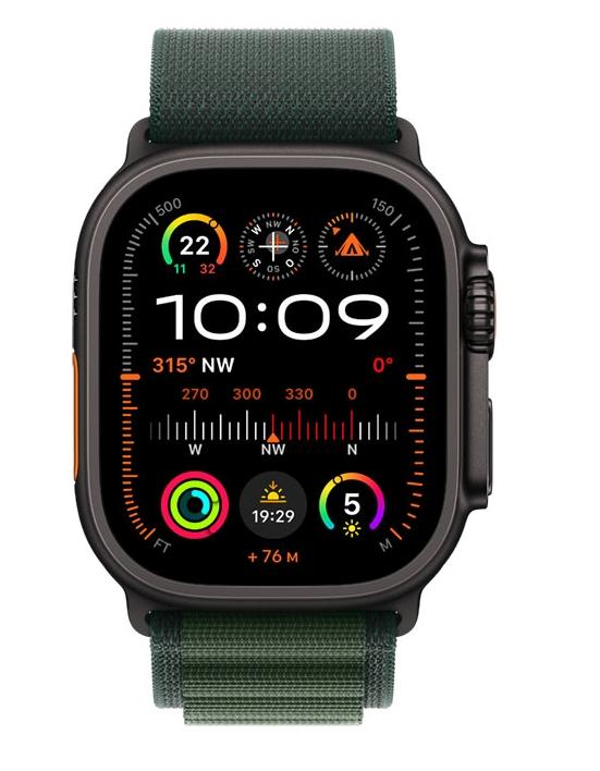 Смарт часовник Apple Wearable Watch Ultra 2 - 49 mm / MX4T3FD/A Black - PN MX4T3FD/A | JAR Computers Смарт часовник Apple Wearable Watch Ultra 2 - 49 mm / MX4T3FD/A Black - PN MX4T3FD/A