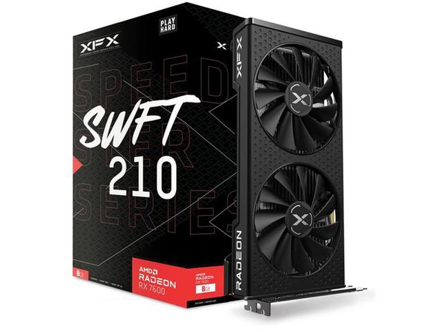 XFX SPEEDSTER SWFT 210 AMD Radeon RX 7600 Core Edition 8GB