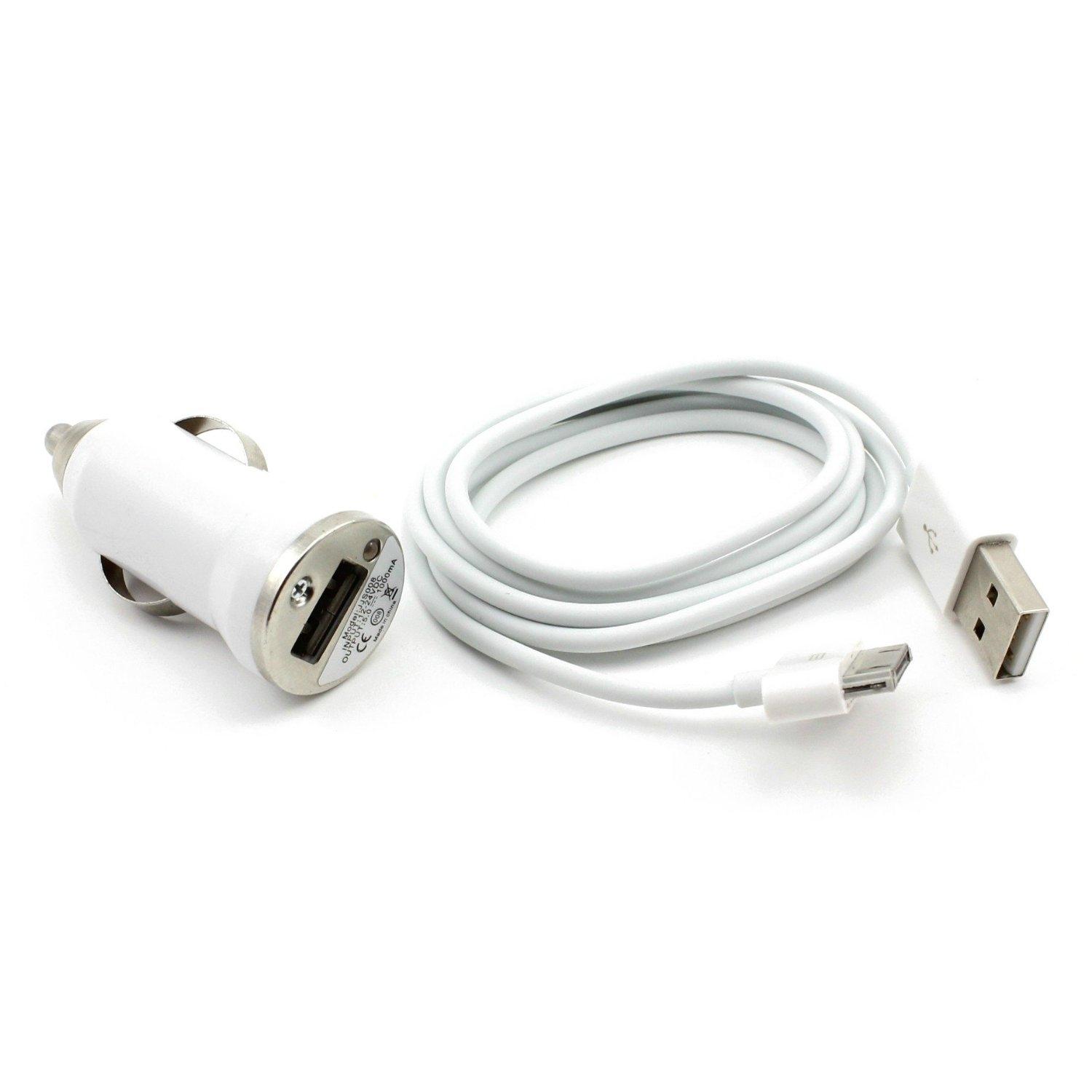 Зарядно за кола и кабел за iPhone и iPod - USB Car Power Kit (бял) | JAR Computers Зарядно за кола и кабел за iPhone и iPod - USB Car Power Kit (бял)