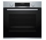 Bosch HBA5575S0 SER6, 71 l, EcoClean Direct Plus, AutoPilot 10, 3D Hotair, Meat Probe, LCD display with buttons, Energy efficiency A, Stainless steel