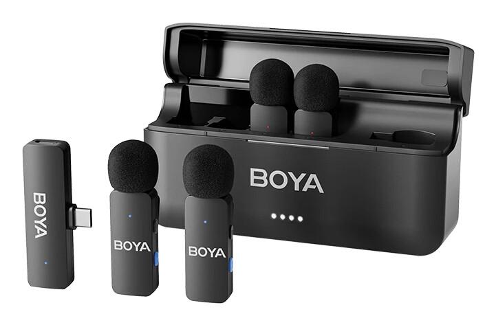 BOYA BY-V4U Черен Микрофон с клип