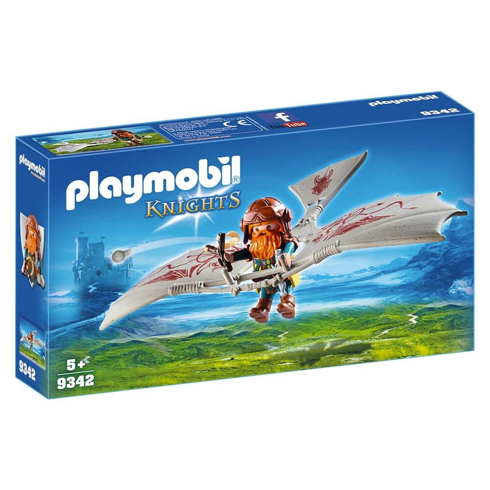 Джудже с планер - Playmobil Knights Dwarf Glider 9342 | JAR Computers Джудже с планер - Playmobil Knights Dwarf Glider 9342