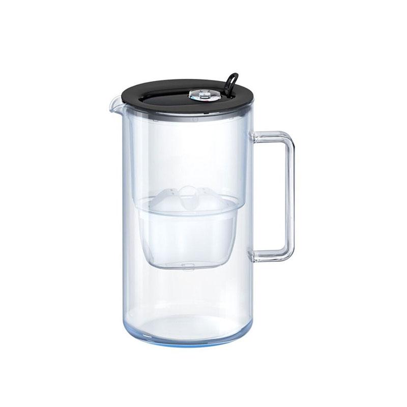 Филтрираща кана Aquaphor Glass, стъклена, 2.5 L, черна | JAR Computers Филтрираща кана Aquaphor Glass, стъклена, 2.5 L, черна