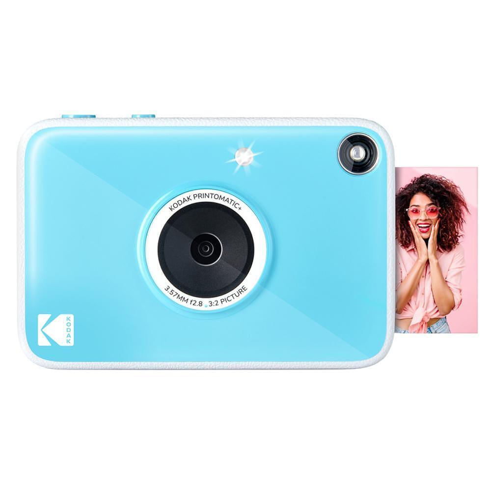 Фотоапарат за моментни снимки Kodak Printomatic + Blue | JAR Computers Фотоапарат за моментни снимки Kodak Printomatic + Blue