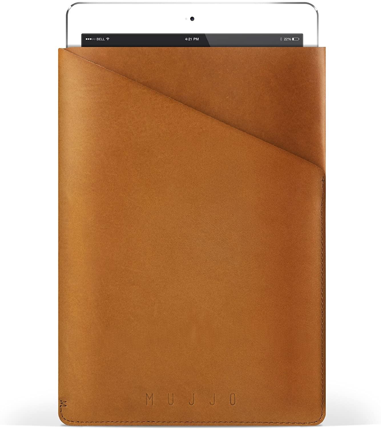 Калъф от естествена кожа (тип джоб) за iPad Pro 9.7, iPad Air 2, iPad Air, iPad 5, iPad 6 - Mujjo Slim Fit Sleeve (кафяв) | JAR Computers Калъф от естествена кожа (тип джоб) за iPad Pro 9.7, iPad Air 2, iPad Air, iPad 5, iPad 6 - Mujjo Slim Fit Sleeve (кафяв)