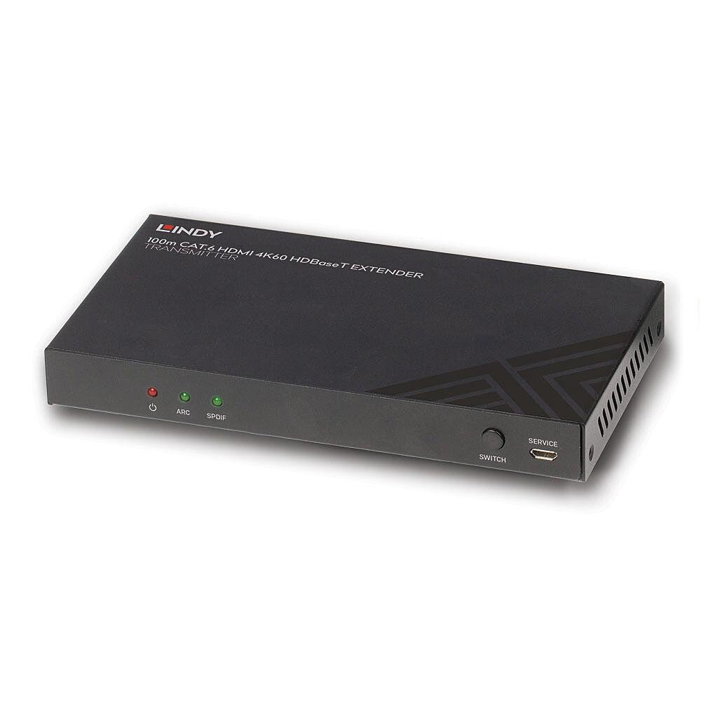 LINDY LNY-38341 :: HDMI 4K60, Audio, IR & RS-232 екстендър, Cat. 6, 100.0 м, предавател | JAR Computers LINDY LNY-38341 :: HDMI 4K60, Audio, IR & RS-232 екстендър, Cat. 6, 100.0 м, предавател