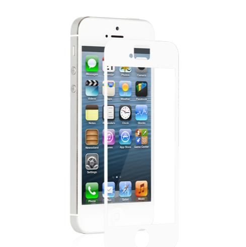 Moshi iVisor XT Clear - качествено защитно покритие за iPhone 5, iPhone 5S, iPhone SE, iPhone 5C (бял)