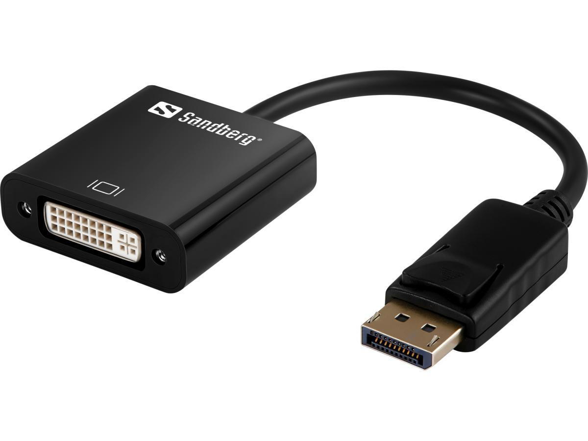 Sandberg Adapter DisplayPortDVI | JAR Computers Sandberg Adapter DisplayPortDVI