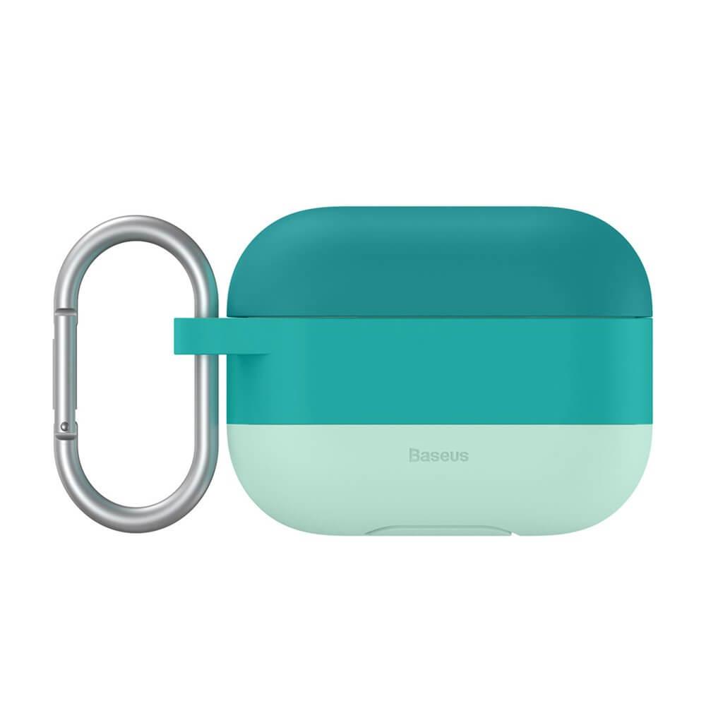 Силиконов калъф за Apple Airpods Pro - Baseus Cloud Hook Silica Gel Case (зелен) | JAR Computers Силиконов калъф за Apple Airpods Pro - Baseus Cloud Hook Silica Gel Case (зелен)