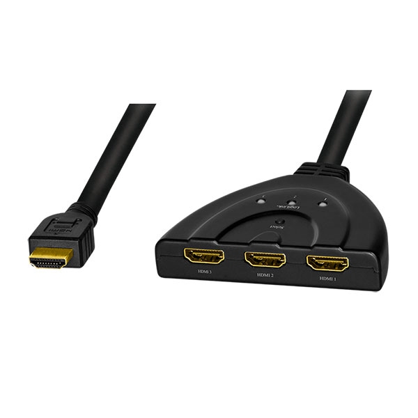 Switch HDMI 3x-1x bidirect,4K/30Hz,HD0040,LogiLink | JAR Computers Switch HDMI 3x-1x bidirect,4K/30Hz,HD0040,LogiLink