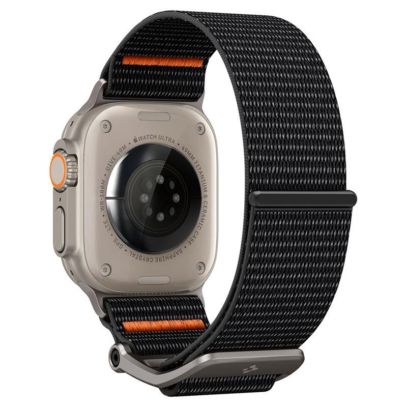 Текстилна каишка за Apple Watch 42мм, 44мм, 45мм, 46мм, Ultra, Ultra 2 49мм - Spigen DuraPro Flex Ultra Band (черен) | JAR Computers Текстилна каишка за Apple Watch 42мм, 44мм, 45мм, 46мм, Ultra, Ultra 2 49мм - Spigen DuraPro Flex Ultra Band (черен)
