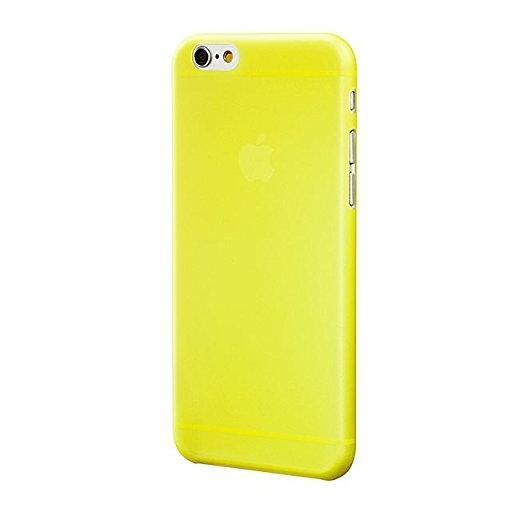 Тънък термопластичен кейс 0.35 мм. за iPhone 6, iPhone 6S - SwitchEasy 0.35 UltraSlim Case (жълт-прозрачен) | JAR Computers Тънък термопластичен кейс 0.35 мм. за iPhone 6, iPhone 6S - SwitchEasy 0.35 UltraSlim Case (жълт-прозрачен)