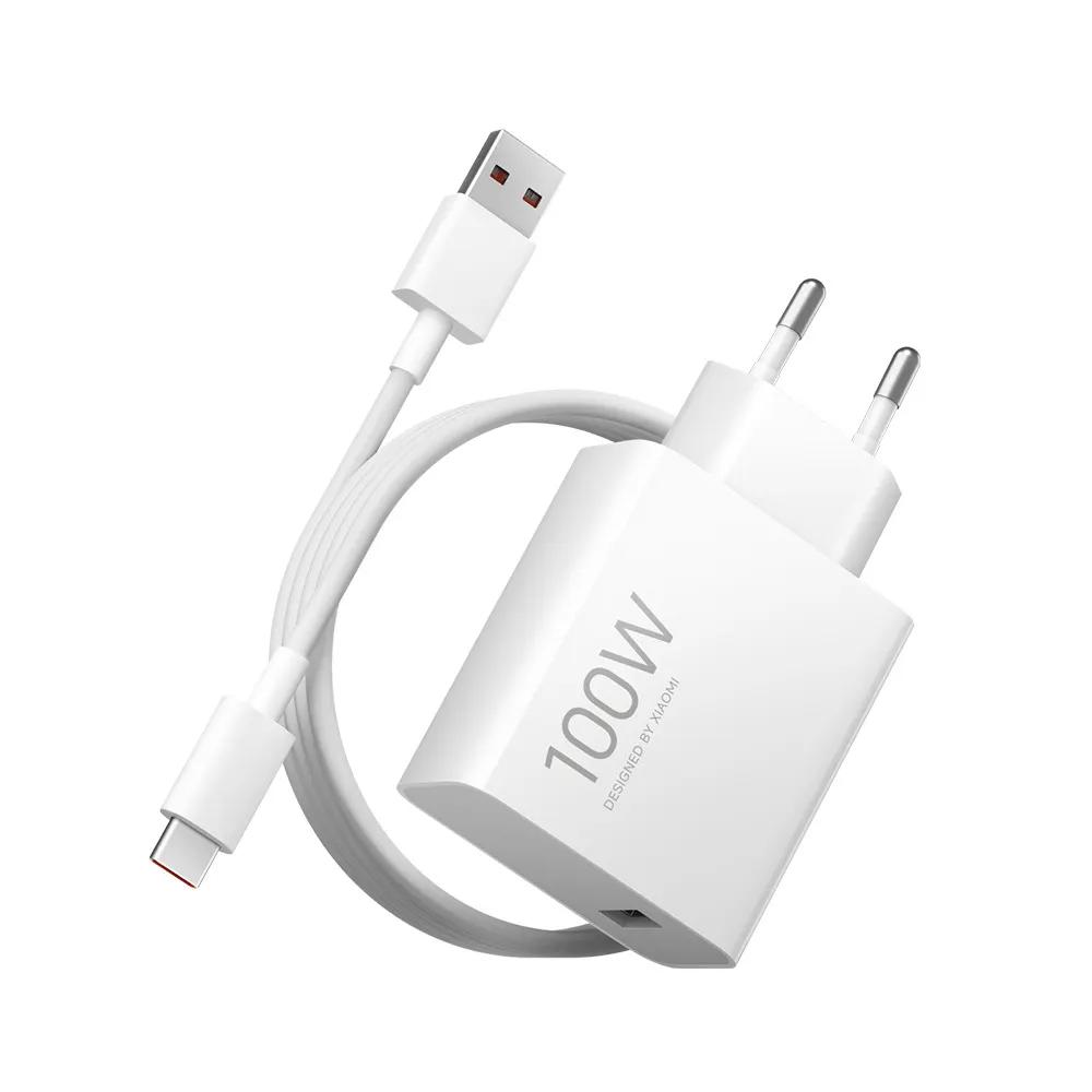 Зарядно устройство Xiaomi 100W Charging Combo, от контакт към 1x USB A(ж), 20V/5A, бяло, QC 3.0, PD 3.0, кабел от USB A(м) към USB C(м), BHR095VEU | JAR Computers Зарядно устройство Xiaomi 100W Charging Combo, от контакт към 1x USB A(ж), 20V/5A, бяло, QC 3.0, PD 3.0, кабел от USB A(м) към USB C(м), BHR095VEU