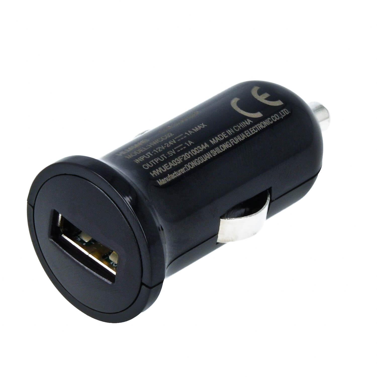 Зарядно за кола за мобилни устройства (черен) - Huawei Car Charger HWCC02 1A (bulk) | JAR Computers Зарядно за кола за мобилни устройства (черен) - Huawei Car Charger HWCC02 1A (bulk)
