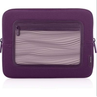 Неопренов калъф за iPad и таблети до 10 инча - Belkin Vue Sleeve (лилав) | JAR Computers Неопренов калъф за iPad и таблети до 10 инча - Belkin Vue Sleeve (лилав)